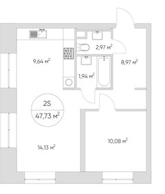 46 м², 2-комнатная квартира 13 200 000 ₽ - изображение 42