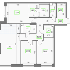 Квартира 109,8 м², 3-комнатная - изображение 2