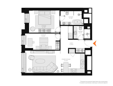 83,7 м², 3-комнатные апартаменты 82 026 000 ₽ - изображение 109