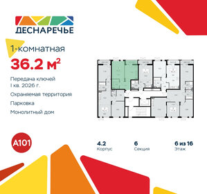 34,2 м², 1-комнатная квартира 7 850 000 ₽ - изображение 143