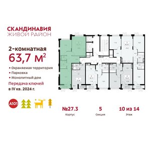 75 м², 2-комнатная квартира 18 000 000 ₽ - изображение 108