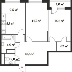 66,8 м², 2-комнатная квартира 15 675 613 ₽ - изображение 22