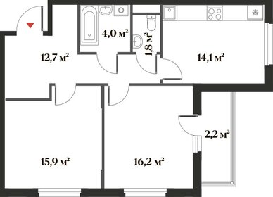66,6 м², 2-комнатная квартира 15 583 604 ₽ - изображение 86