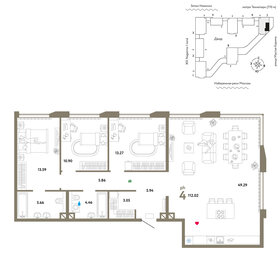 129,4 м², 4-комнатная квартира 67 000 000 ₽ - изображение 137