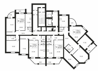 Квартира 129,5 м², 4-комнатная - изображение 4