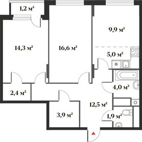 82,9 м², 3-комнатная квартира 14 900 000 ₽ - изображение 16