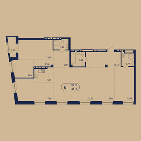 Квартира 147,2 м², 6-комнатная - изображение 1