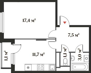 33,7 м², 1-комнатная квартира 9 300 000 ₽ - изображение 143