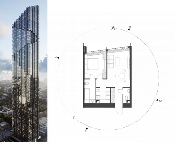 51,1 м², 1-комнатная квартира 54 000 000 ₽ - изображение 55