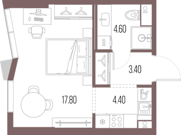 105,8 м², 3-комнатная квартира 130 590 648 ₽ - изображение 4