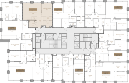75 м², 1-комнатная квартира 83 344 368 ₽ - изображение 122