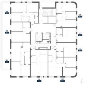 59 м², 3-комнатная квартира 14 900 000 ₽ - изображение 164