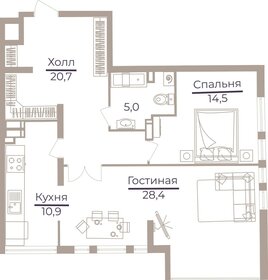 76,6 м², 2-комнатная квартира 39 180 900 ₽ - изображение 76