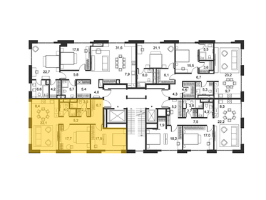 91,8 м², 2-комнатные апартаменты 203 550 000 ₽ - изображение 67