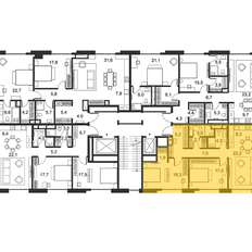 Квартира 91,5 м², 2-комнатные - изображение 2