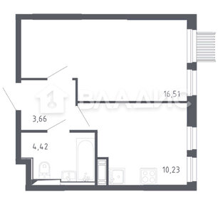 Квартира 34,8 м², 1-комнатная - изображение 1