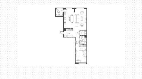 Квартира 72 м², 2-комнатная - изображение 1