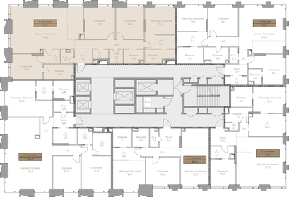 303 м², 4-комнатная квартира 500 430 144 ₽ - изображение 173