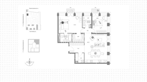 Квартира 92,1 м², 3-комнатная - изображение 1