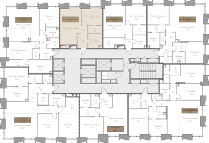 75 м², 1-комнатная квартира 83 344 368 ₽ - изображение 158