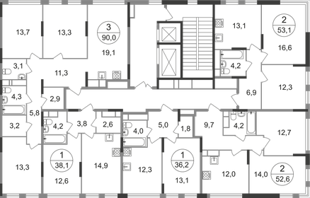 38 м², 1-комнатная квартира 10 990 000 ₽ - изображение 111