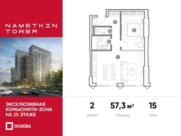 55 м², 3-комнатная квартира 18 600 000 ₽ - изображение 163