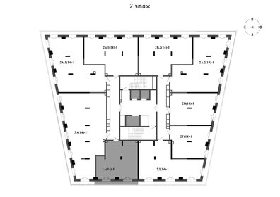 Квартира 62,1 м², 1-комнатная - изображение 2