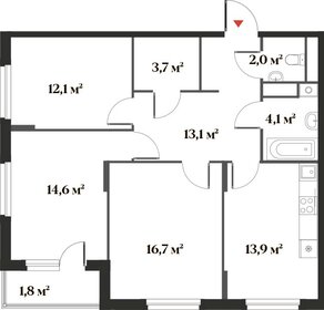 89,1 м², 3-комнатная квартира 21 913 000 ₽ - изображение 58