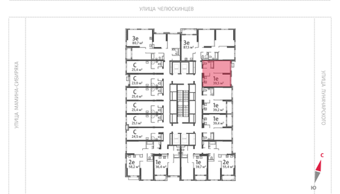 46 м², 1-комнатная квартира 6 990 000 ₽ - изображение 89
