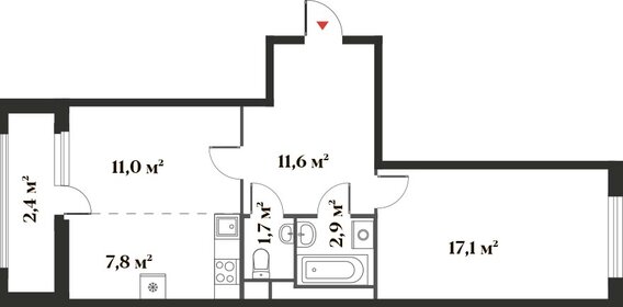 67 м², 2-комнатная квартира 11 500 000 ₽ - изображение 109