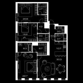 142 м², 3-комнатная квартира 87 046 000 ₽ - изображение 41