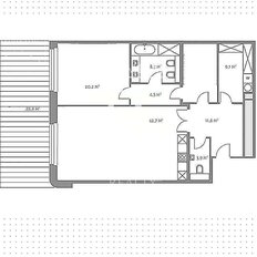 Квартира 150 м², 2-комнатные - изображение 2