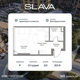 29,4 м², квартира-студия 25 556 144 ₽ - изображение 98