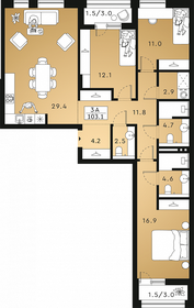 80 м², 2-комнатная квартира 23 600 000 ₽ - изображение 93