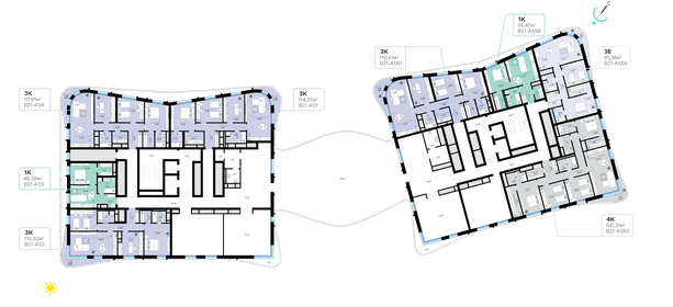 190,5 м², 4-комнатная квартира 57 380 000 ₽ - изображение 151