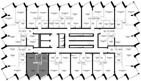 43,2 м², 1-комнатная квартира 23 900 000 ₽ - изображение 32