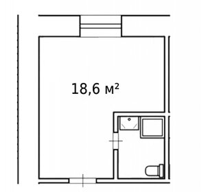 Квартира 18,6 м², студия - изображение 1