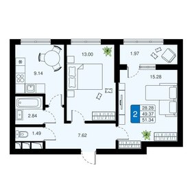 38,6 м², 1-комнатная квартира 11 200 000 ₽ - изображение 76