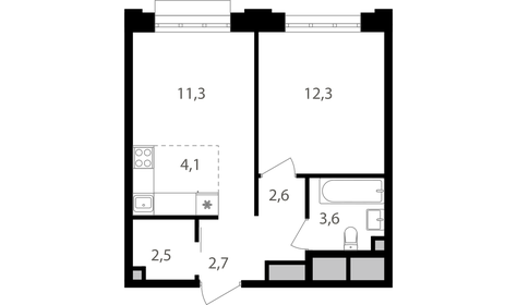 18,6 м², апартаменты-студия 6 354 000 ₽ - изображение 122