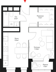 38,9 м², 1-комнатная квартира 16 904 100 ₽ - изображение 48