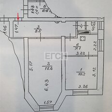 Квартира 47 м², 2-комнатная - изображение 2