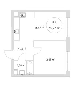 43,5 м², 1-комнатная квартира 14 100 000 ₽ - изображение 141