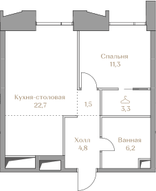 69 м², 2-комнатная квартира 62 326 300 ₽ - изображение 176