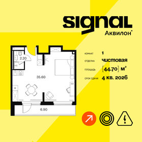 43,2 м², 1-комнатные апартаменты 13 598 332 ₽ - изображение 67