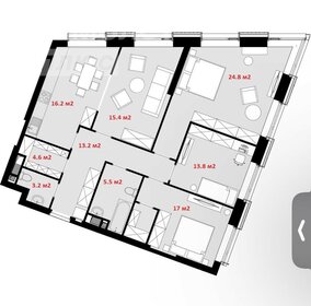 Квартира 114,1 м², 5-комнатные - изображение 1