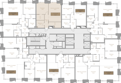 63 м², 1-комнатная квартира 68 778 000 ₽ - изображение 89