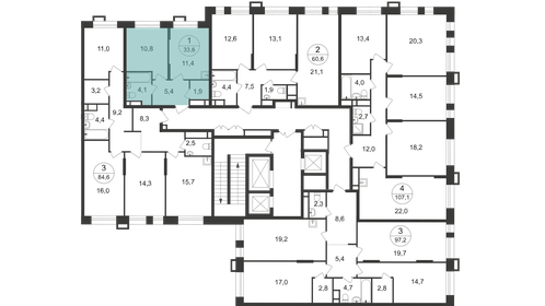 29,1 м², 1-комнатные апартаменты 6 900 000 ₽ - изображение 57