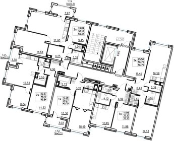 Квартира 49,8 м², 2-комнатная - изображение 2