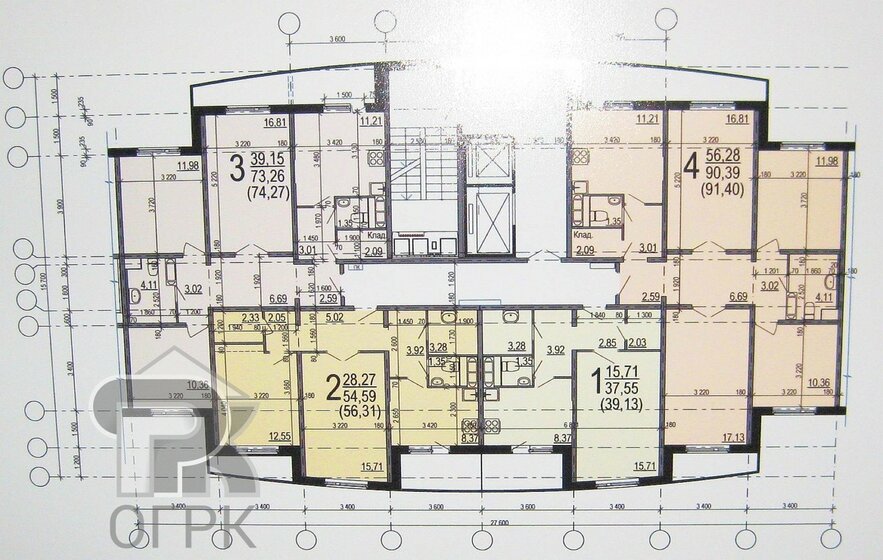91,4 м², 4-комнатная квартира 21 200 000 ₽ - изображение 1