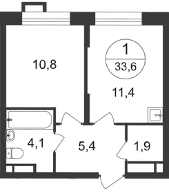 29,1 м², 1-комнатные апартаменты 6 900 000 ₽ - изображение 61